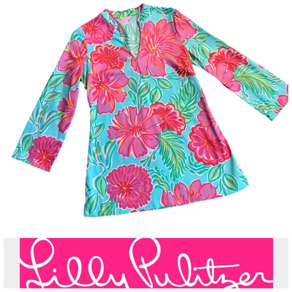Lilly Pulitzer Tops - Lilly Pulitzer Tunic Coverup 
Shorley Blue Bellina